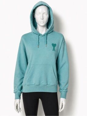 Ami Vibrant green- blue Hoodie